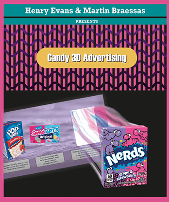 3D Candy Advertisement (Gimmicks and Online Instructions) by Henry Evans and Mysteries - Trick