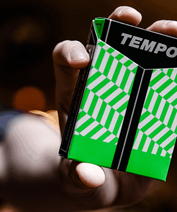 Tempo Green Playing Cards