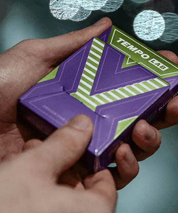 Tempo-Lab Purple Playing Cards