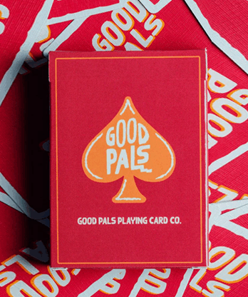 Good Pals Red Logo Playing Cards