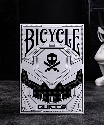 Bicycle Quiccs Ghost White Playing Cards