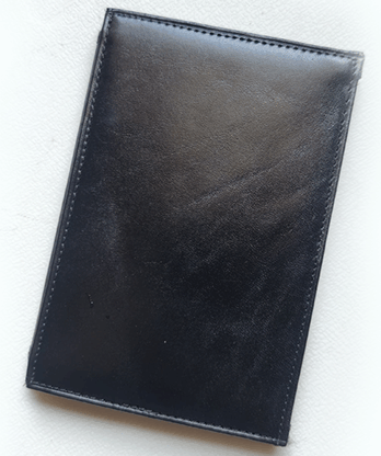 Mini Bombshell Wallet (Black Smooth) by CAHYO