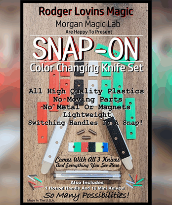 SNAP-ON Color Changing Knife Set by Rodger Lovins