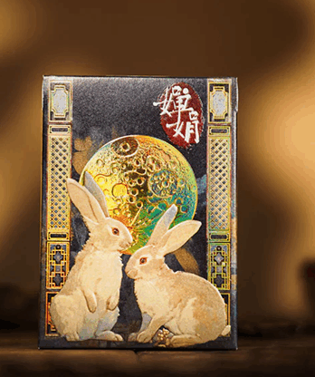 Round Moon Playing Cards by TCC Fashion