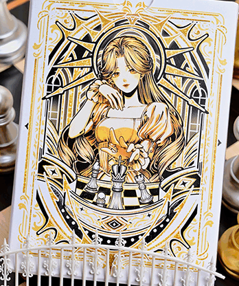 CHESS White Playing Cards by Hidden Light