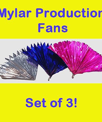 Mylar Production Fans (Set of 3)
