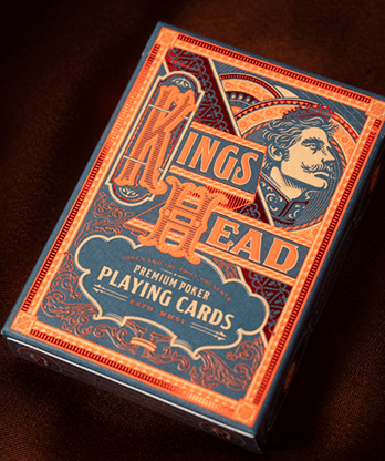 King's Head (Blue & Red) Playing Cards  by Joker and the Thief