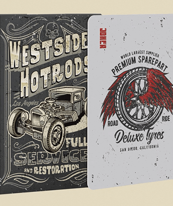Westside Hotrods Playing Cards