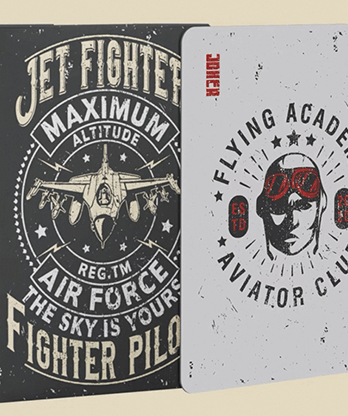 Jet Fighter Playing Cards