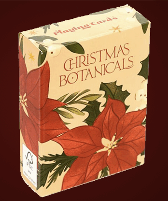 Christmas Botanicals Playing Cards by Puckator UK