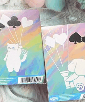 Kitten Diary - Colorful Edition Playing Cards by ACPC