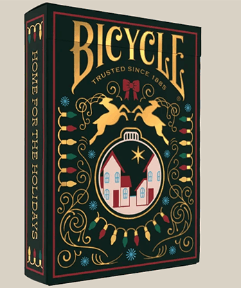 Bicycle Home for the Holidays Playing Cards by US Playing Cards