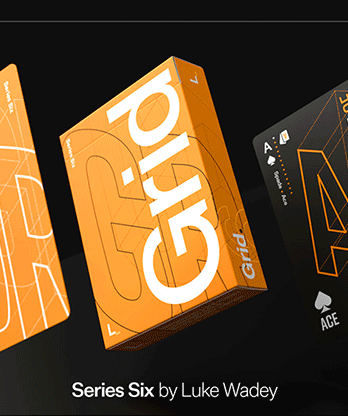 Grid Series Six- Typographic Playing Cards