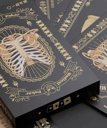 Medical Poker (Black) Playing Cards