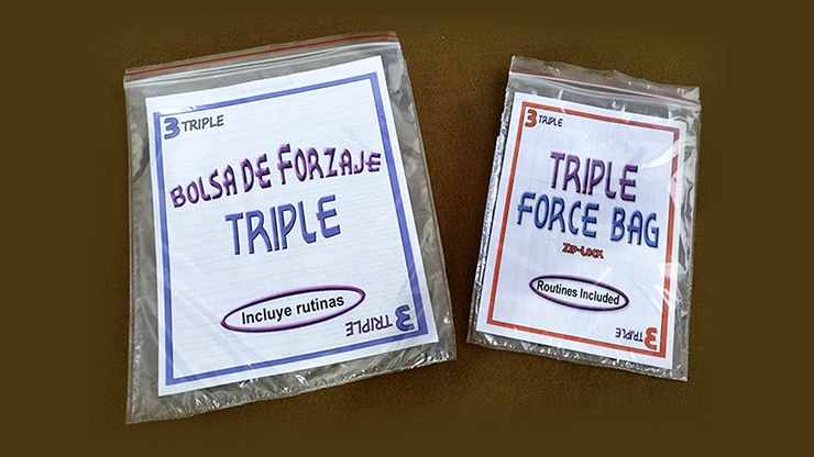 Triple Force Zip Lock Bag (Small, 6.5 x 9.5") - Afbeelding 2