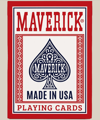 Maverick Made in the USA (Red) Playing Cards