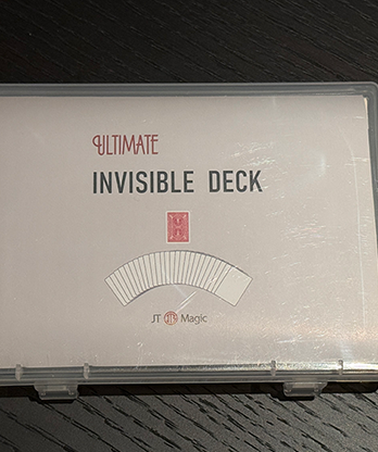 Ultimate Invisible Deck by Sway Liu and JT Magic (Blue)