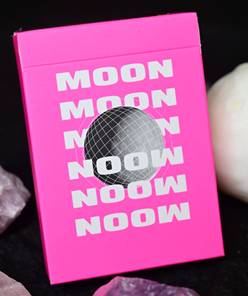 Moon (Pink) Playing Cards