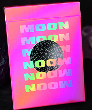 Moon (Pink Holo) Playing Cards