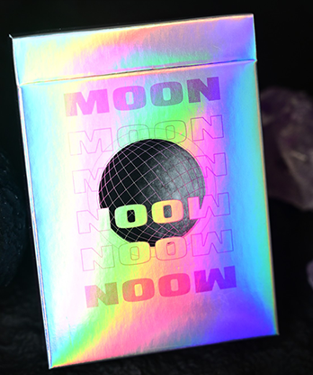 Moon (White Holo) Playing Cards