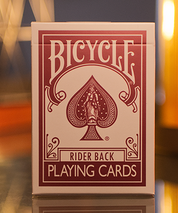 Bicycle Metallic Ruby Playing Cards