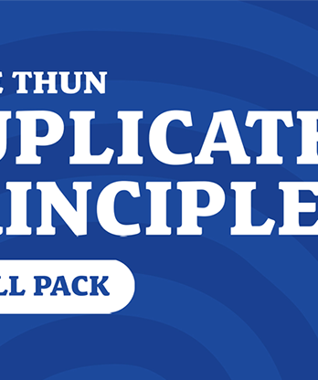 Evidence of a Well Spent Life - Duplicate Principle Cards by Helge Thun