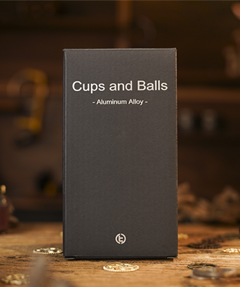 Aluminum Alloy Cups and Balls Set by TCC Magic