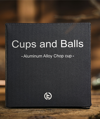 Aluminum Alloy Cups and Balls Matching Chop Cup by TCC Magic