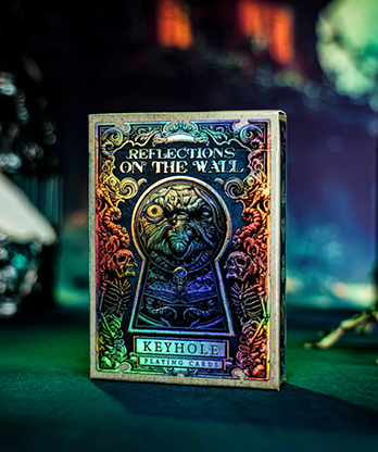 Keyhole Reflections on the Wall Playing Cards by Fashion TCC