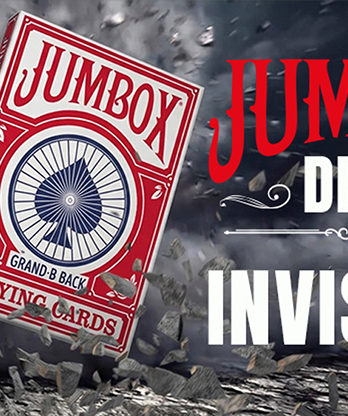 Jumbox Invisible Deck (Red) by Magic Dream