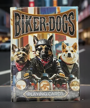 Biker Dogs Playing Cards by Collectable Playing Cards