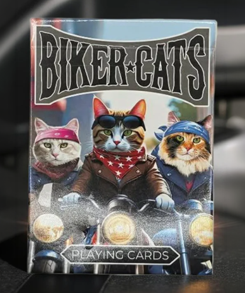 Biker Cats Playing Cards by Collectable Playing Cards