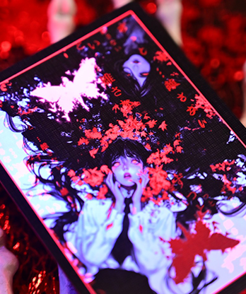 Crimson Maple Playing Cards by Evolkad