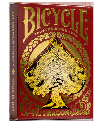 Bicycle Dragon Red Playing Cards by US Playing Card Co