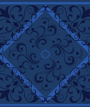 Devil's Bandana V.3 - Precious Stones Collection by Lee Alex (Sapphire Blue)