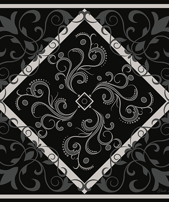 Devil's Bandana V.3 - Precious Stones Collection by Lee Alex (Black Pearl)