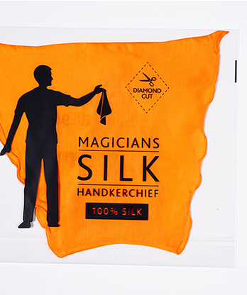 PRO SILK DIAMOND CUT ORANGE 24" by Murphy's Magic