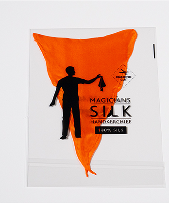 PRO SILK DIAMOND CUT ORANGE 6" by Murphy's Magic