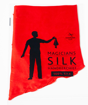 PRO SILK DIAMOND CUT RED 24" by Murphy's Magic