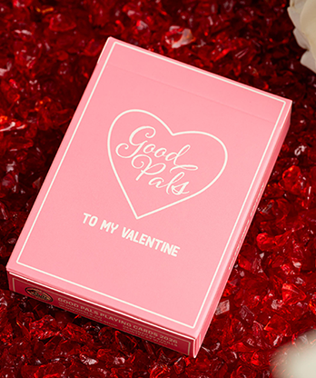 Good Pals Valentine's Pink Playing Cards