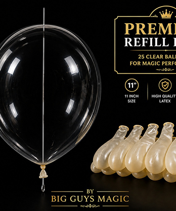 Needle Through Balloon Refill Pack (25 Count) by Big Guy's Magic