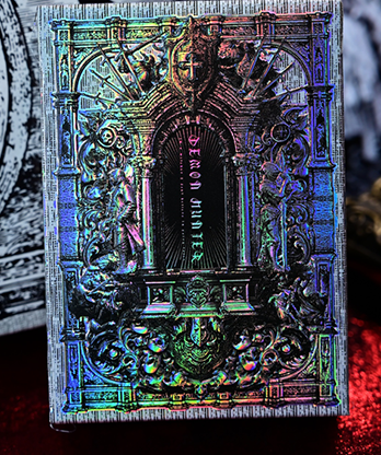 Trinity of Night - Demon Hunter HOLO Playing Cards by Evokad