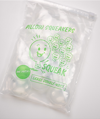 Pillow Squeaker Double Voice (12pk Large) by Murphys Magic
