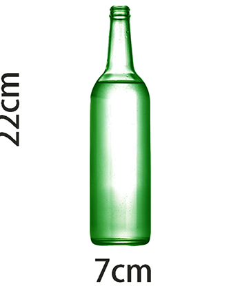 Self Exploding Green Beer Bottle (Small) by Wance