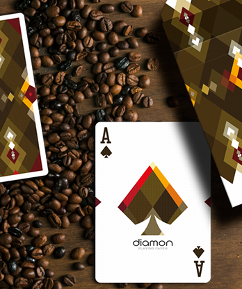 Diamon Playing Cards N° 27 Dark Roast by Dutch Card House Company