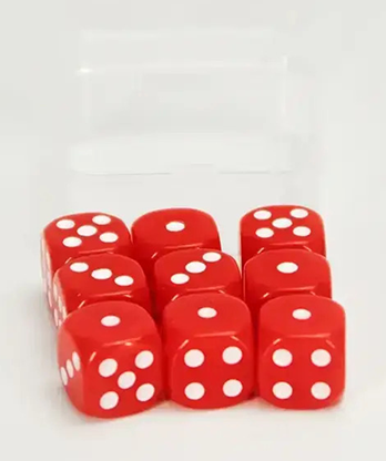 Forcing Cup Dice Set (Red) by Magic Express