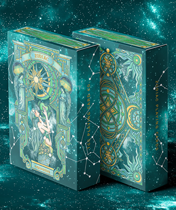 Zodiac (Aquarius) Luminous Edition Playing Cards by TCC