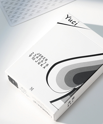 Yuci Tiny Wizard White Playing Cards by TCC