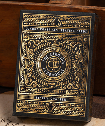 TCI Clubhouse (Black) Playing Cards