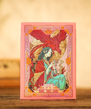 Ancient Relics Gem Playing Card by 52 Muse (Pink)